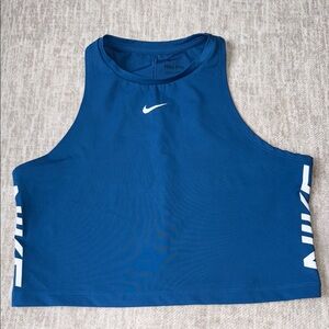 Nike Pro Blue Crop Top